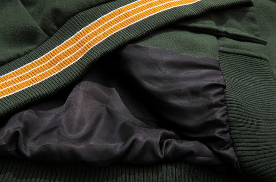 F3F Select Shark Flock Embroidered Baseball Jacket