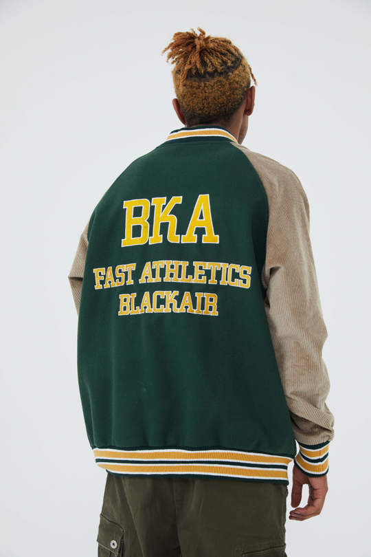 F3F Select Colorful Embroidered Baseball Jacket