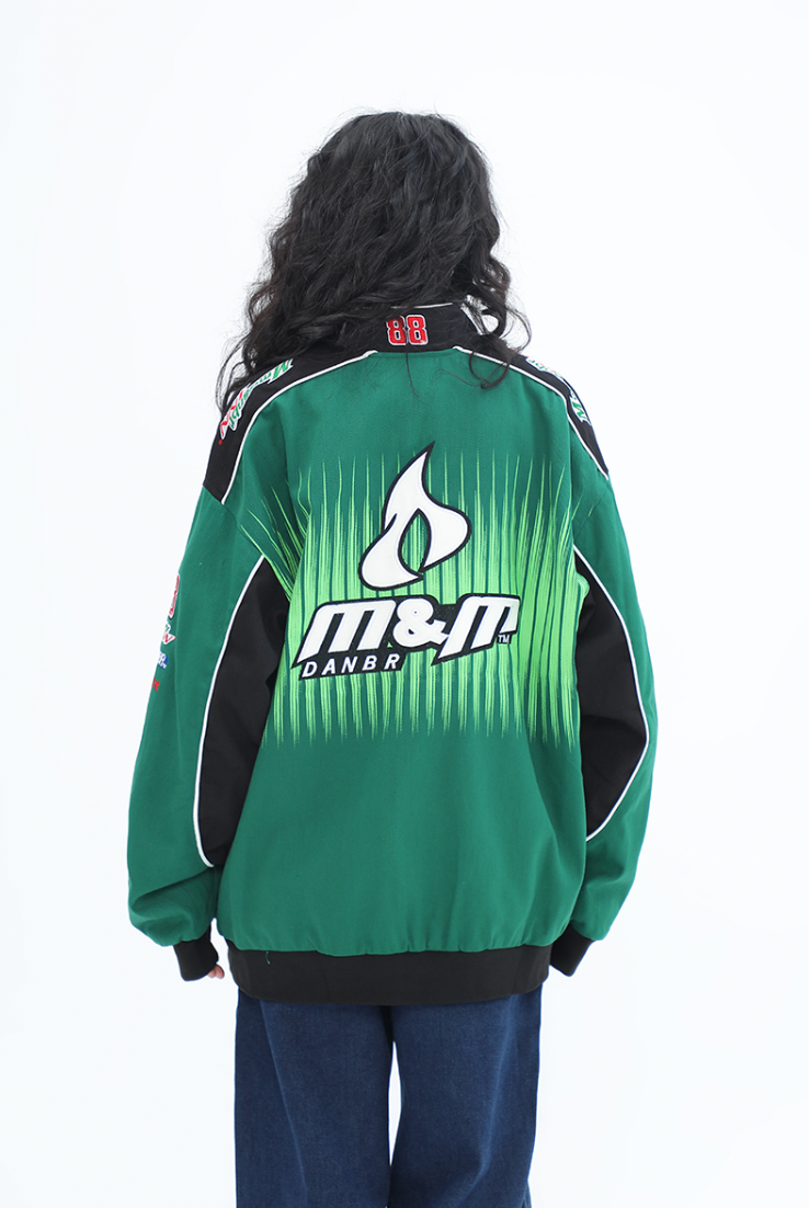 F3F Select Heavy Embroidery Biker Baseball Jacket