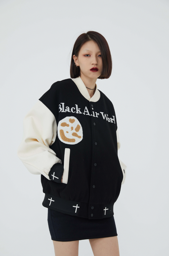 F3F Select Jesus Christ & Cross Embroidered Baseball Jacket