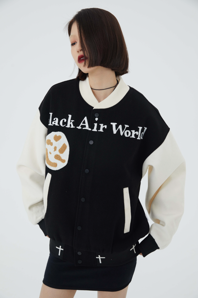 F3F Select Jesus Christ & Cross Embroidered Baseball Jacket