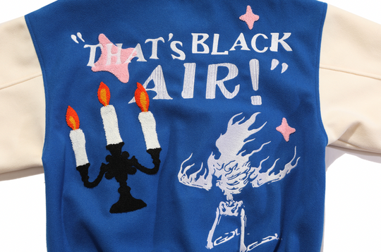 F3F Select Skull & Jesus Embroidered Baseball Jacket