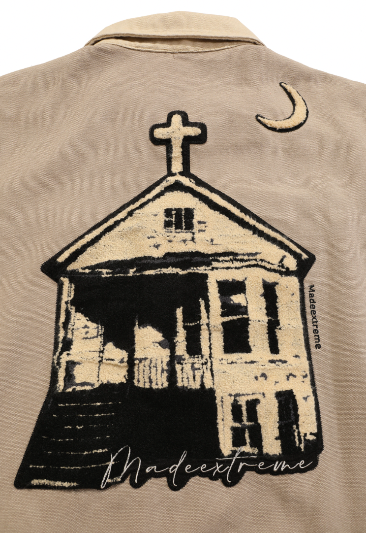 F3F Select Flocking Embroidery Lapel Jacket