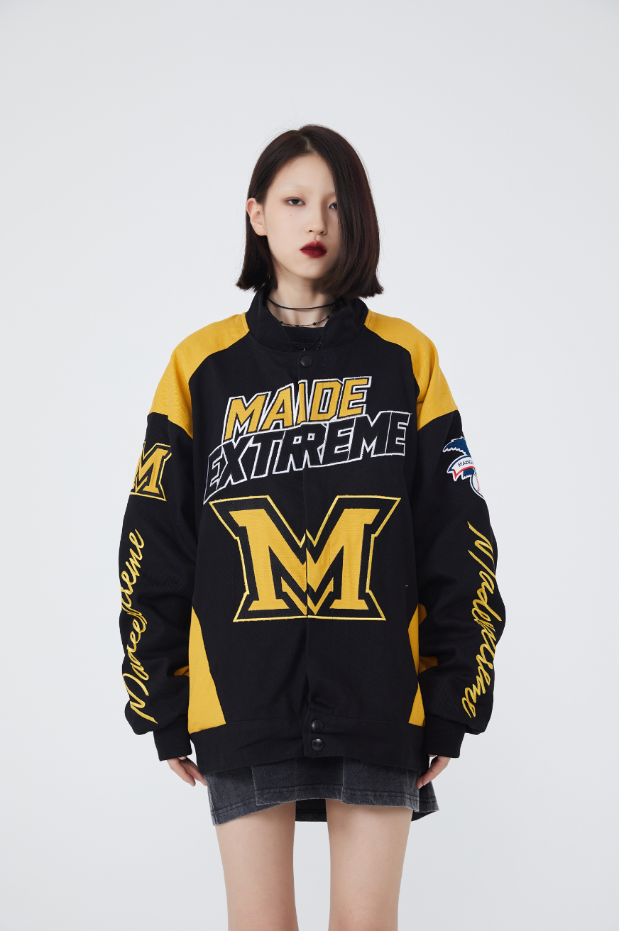 F3F Select Colorful Heavy Embroidery Baseball Jacket