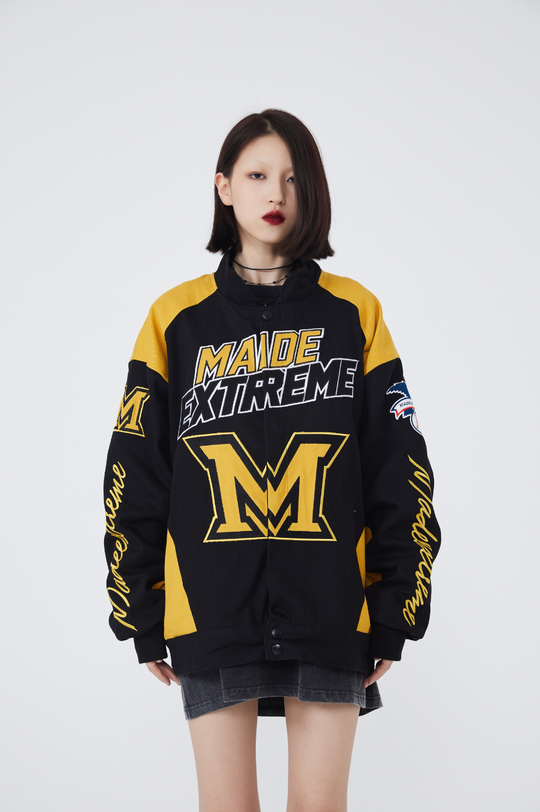 F3F Select Colorful Heavy Embroidery Baseball Jacket