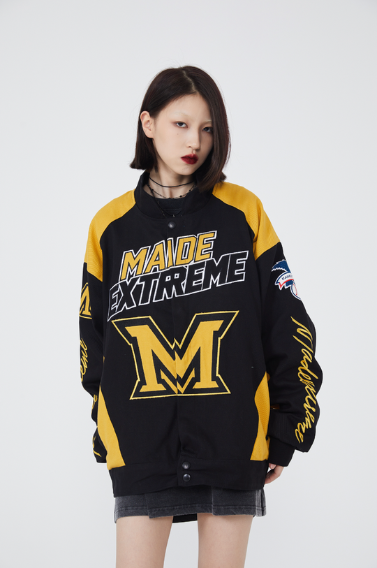 F3F Select Colorful Heavy Embroidery Baseball Jacket