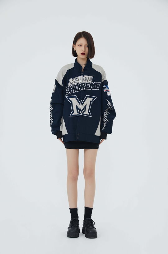 F3F Select Colorful Heavy Embroidery Baseball Jacket