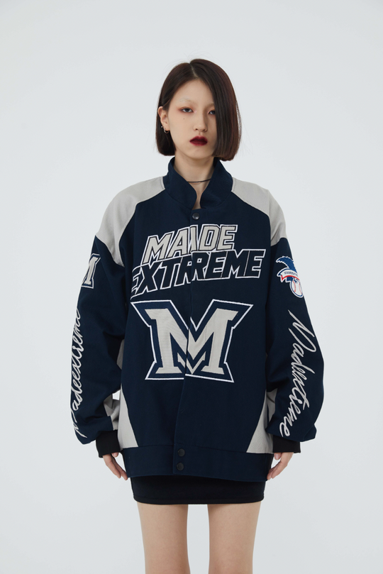 F3F Select Colorful Heavy Embroidery Baseball Jacket