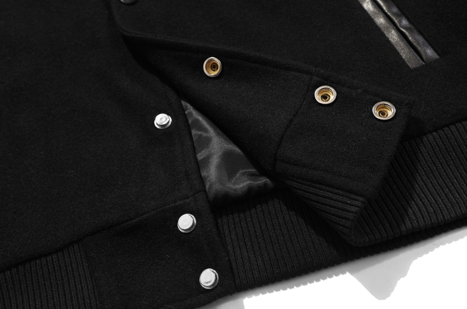 F3F Select Retro Spelling Embroidered Baseball Jacket