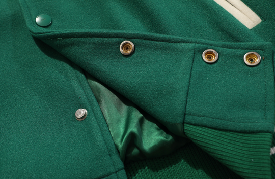 F3F Select Rose Flock Embroidered Baseball Jacket