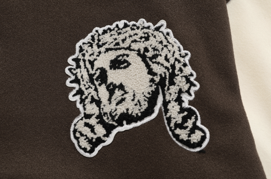 F3F Select Cross Flocking Embroidery Baseball Jacket