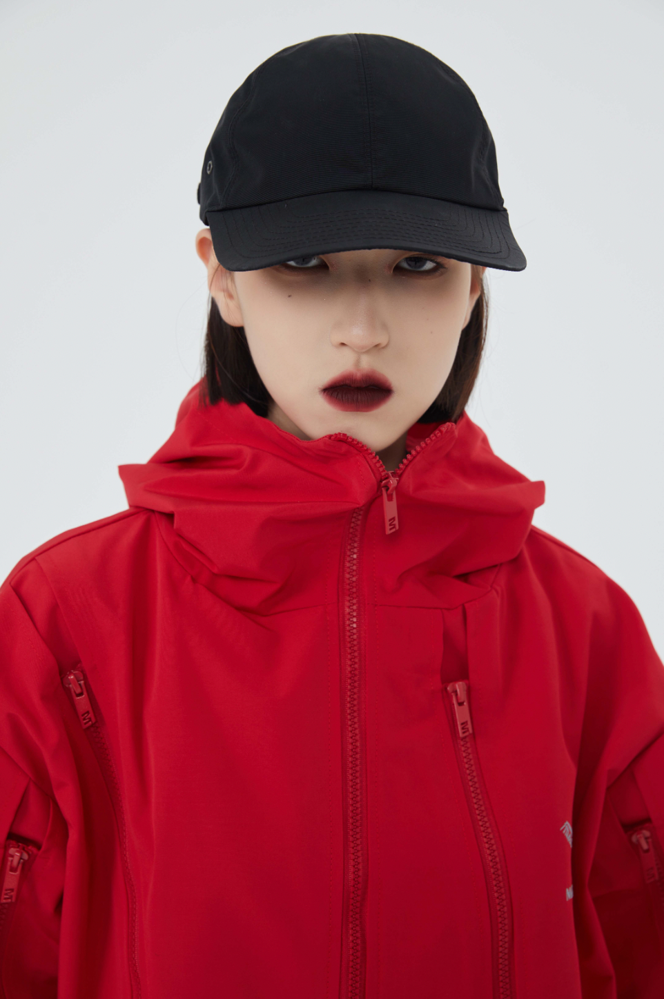 F3F Select Zipper Design Hooded Jacket