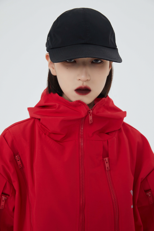 F3F Select Zipper Design Hooded Jacket