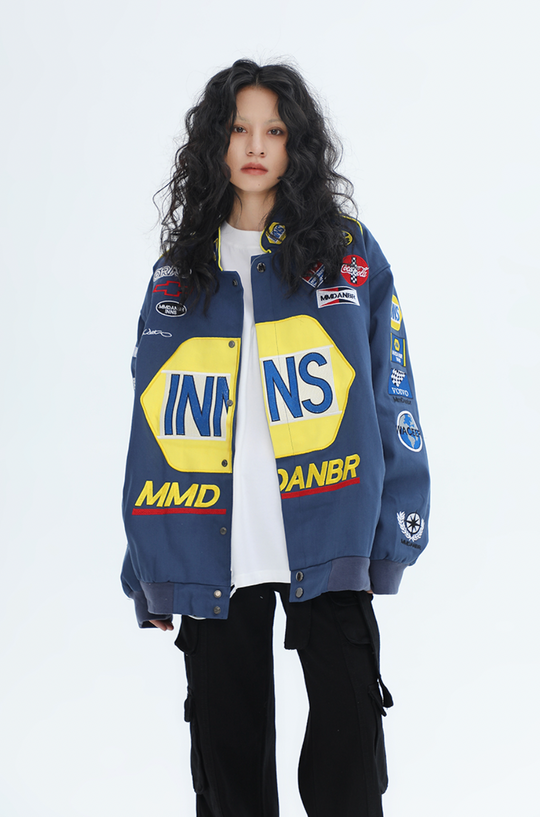 F3F Select Logo Embroidery Motorcycle Racing Jacket