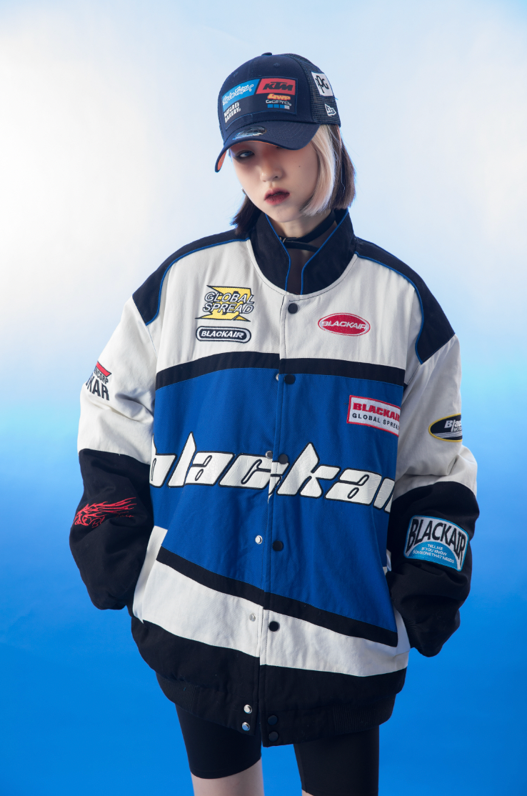 F3F Select Spell Color Embroidery Motorcycle Racing Jacket