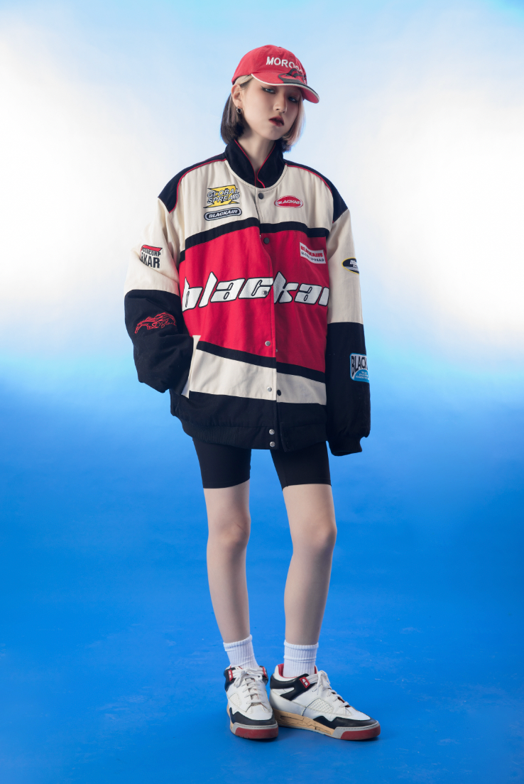 F3F Select Spell Color Embroidery Motorcycle Racing Jacket