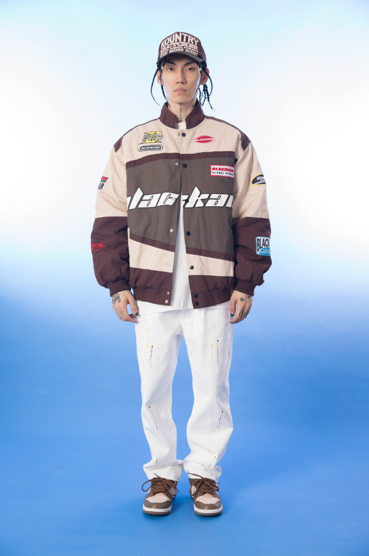 F3F Select Spell Color Embroidery Motorcycle Racing Jacket