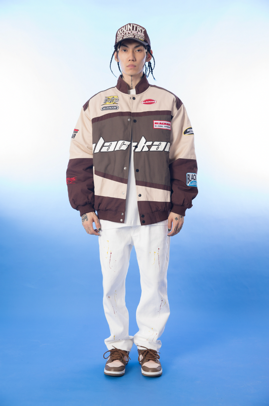 F3F Select Spell Color Embroidery Motorcycle Racing Jacket