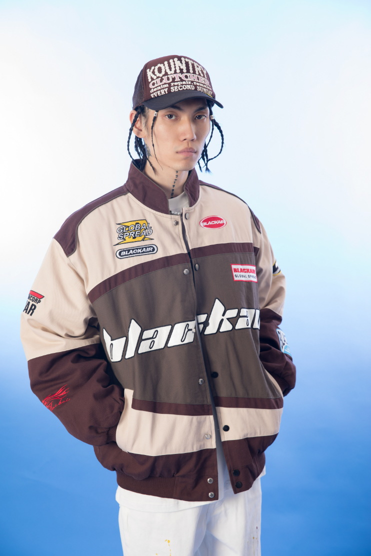 F3F Select Spell Color Embroidery Motorcycle Racing Jacket