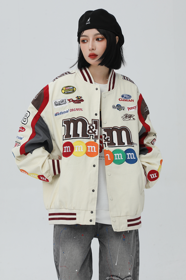 F3F Select M&M Embroidery Motorcycle Racing Jacket