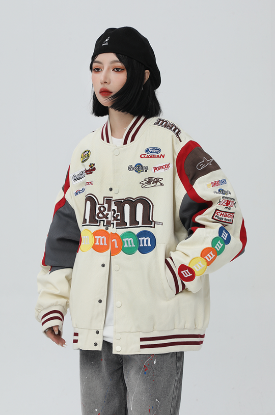F3F Select M&M Embroidery Motorcycle Racing Jacket