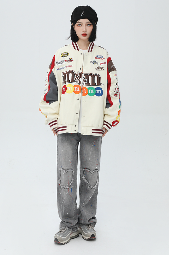 F3F Select M&M Embroidery Motorcycle Racing Jacket