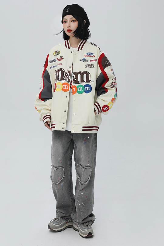 F3F Select M&M Embroidery Motorcycle Racing Jacket