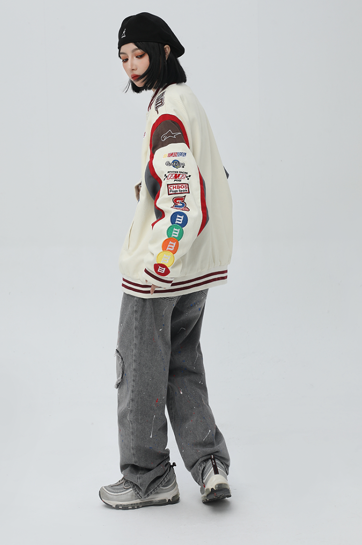 F3F Select M&M Embroidery Motorcycle Racing Jacket