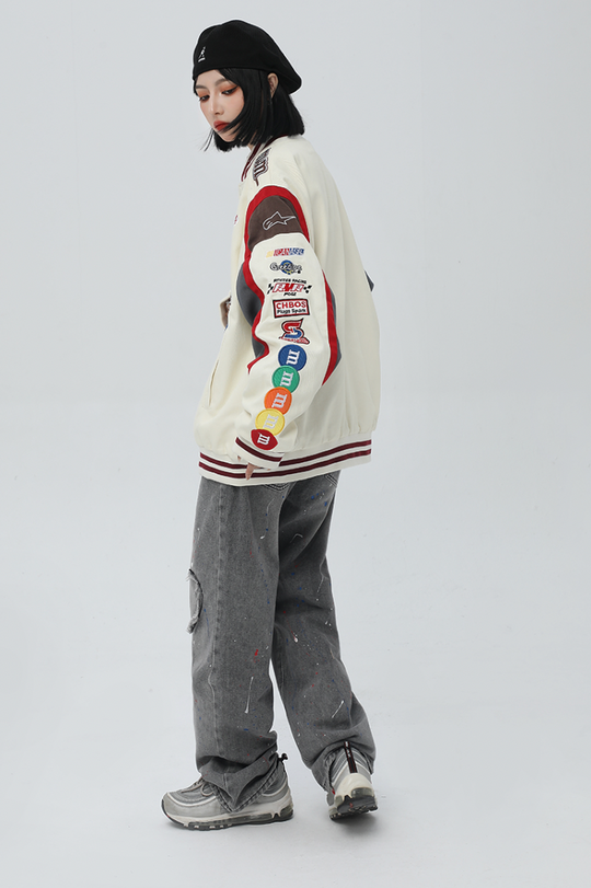 F3F Select M&M Embroidery Motorcycle Racing Jacket