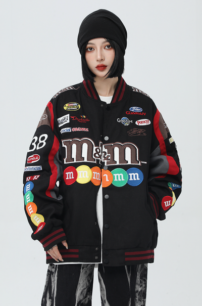 F3F Select M&M Embroidery Motorcycle Racing Jacket