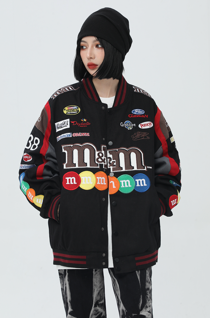 F3F Select M&M Embroidery Motorcycle Racing Jacket