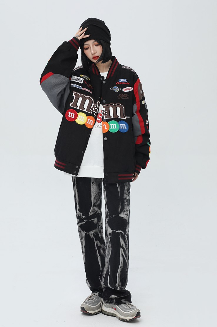 F3F Select M&M Embroidery Motorcycle Racing Jacket