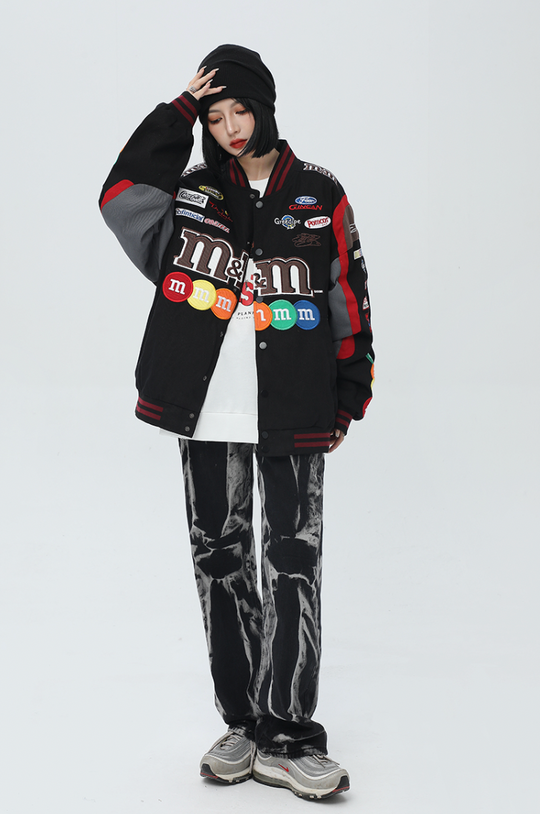 F3F Select M&M Embroidery Motorcycle Racing Jacket