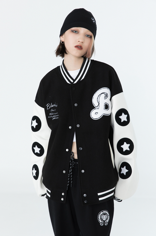 F3F Select Burger Embroidered Motorcycle Racing Jacket