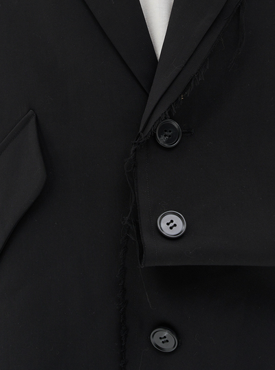 Harsh and Cruel Asymmetric Pocket Deconstructed Suit jacket