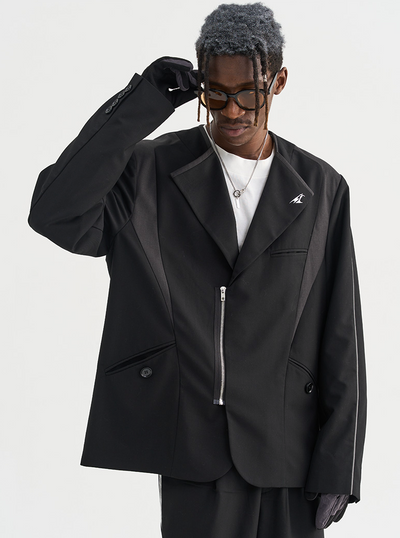 Harsh and Cruel Reflective Sleeves Suit Jacket