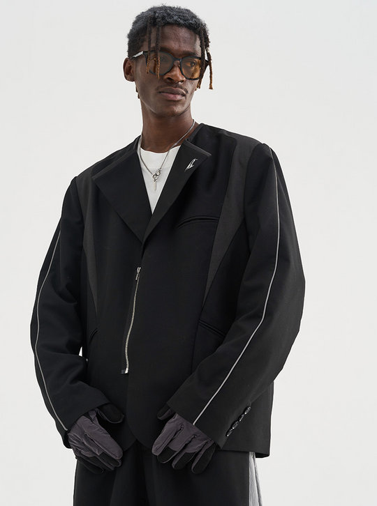 Harsh and Cruel Reflective Sleeves Suit Jacket