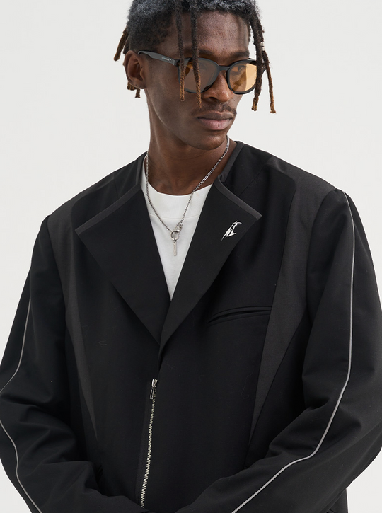 Harsh and Cruel Reflective Sleeves Suit Jacket