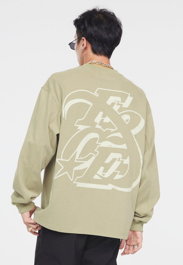 F2CE Basic Printing Logo Long Sleeved Tee