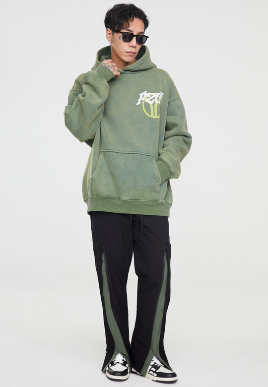 F2CE Nylon Functional Zipper Taped Stitching Pants