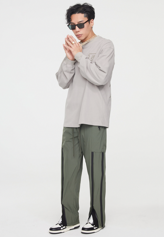 F2CE Nylon Functional Zipper Taped Stitching Pants