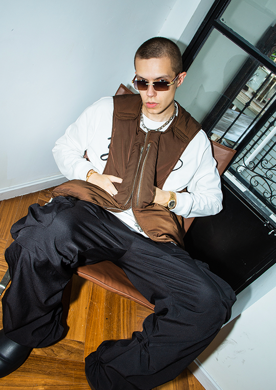 YADcrew 'Future Warrior' Embroidery Vest