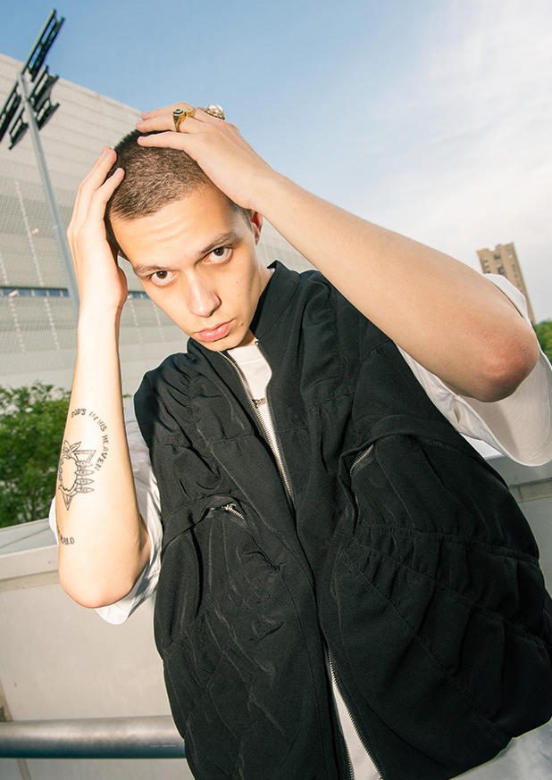 YADcrew Spider Web Design Wrinkled Large Pockets Vest