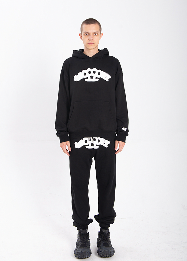 YADcrew x SOOOORY Finger Tiger Foam Hoodie