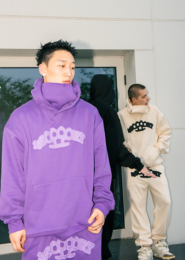 YADcrew x SOOOORY Finger Tiger Foam Hoodie