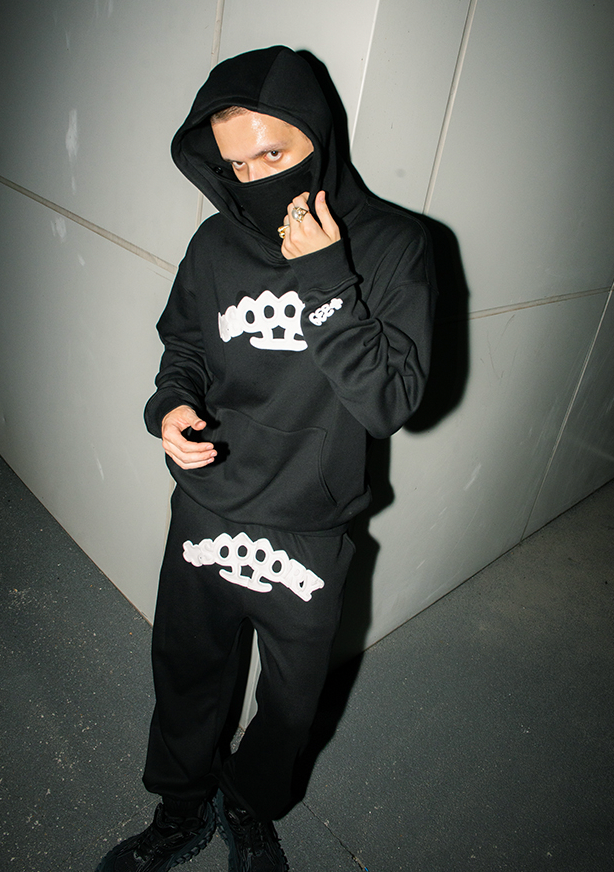 YADcrew x SOOOORY Finger Tiger Foam Hoodie