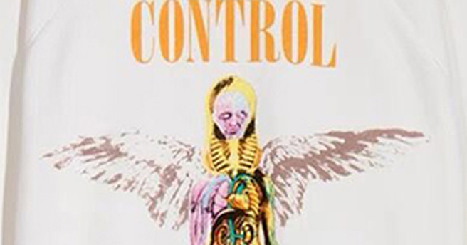 F3F Select Vintage Angel Holy Mother Print Sweatshirts