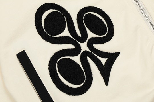 Cashrules Love Embroidery Zipper Hoodie