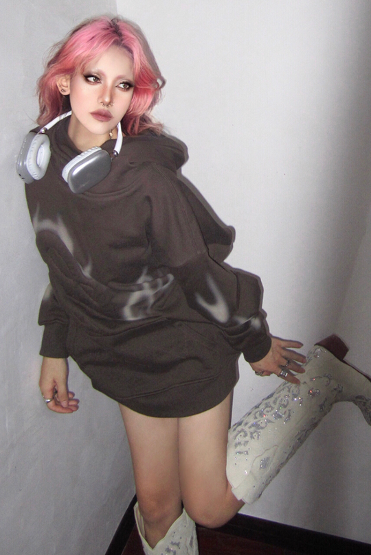 Cashrules VIBE Leading Bread Embroidery Hoodie