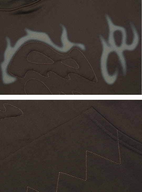 Cashrules VIBE Leading Bread Embroidery Hoodie